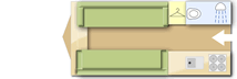 Swift Basecamp 2 2021 caravans layout