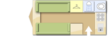 Abbey Aventura 312 2001 caravans layout