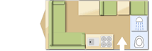 Xplore XC LITE  2025 Caravan Layout