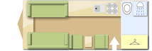 Avondale Osprey 2007 caravans layout