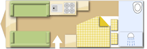 Elddis Odyssey 540 2011 caravans layout