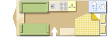 Swift Fairway 540 2007 caravans layout