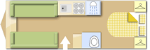 Elddis Avante 550 2024 caravans layout