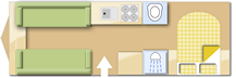 Elddis Avante 860 2024 caravans layout