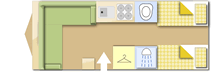 Fleetwood Volante 560 2005 caravans layout