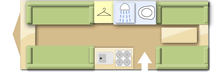 Bailey Ranger 500 1999 caravans layout