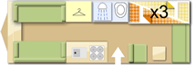 Sterling Cruach Culmor 2009 caravans layout