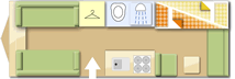 Bailey Pursuit II 570 2017 caravans layout