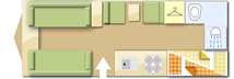 Elddis Avante 586 2018 caravans layout