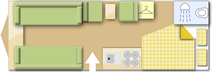 Elddis Avante 840 2024 caravans layout