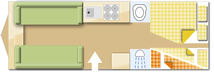 Elddis Avante 868 2024 caravans layout