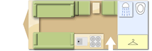 Fleetwood Heritage 530 2009 caravan layout