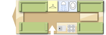 Elddis Riva Gold 566 2016 caravan layout