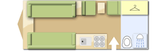 Lunar Clubman ES 2009 caravan layout