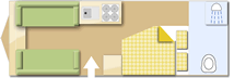 Bailey Valencia 2011  Caravan layout