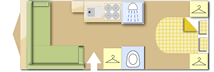  Elddis Crusader Borealis 2024  caravan  Layout Image