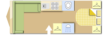 Swift Challenger X 850 2022  Caravan layout