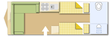Lunar Alaria TS 2018 caravan layout