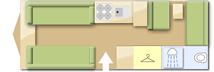 Elddis Avante 475 2001 caravan layout