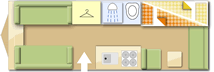 Xplore 526 2017 Caravan layout