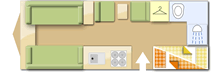 Lunar Quasar 586 2017 caravan layout