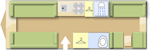 Sprite Freedom FB 2016 caravan layout