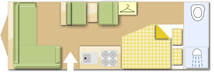 Swift Challenger SE 630 2014  Caravan layout