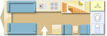 Bailey Pegasus Ancona 2016 caravans layout