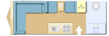 Coachman Pastiche 470 2019 Caravan layout