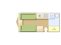 Ace Ambassador 2008 caravans layout