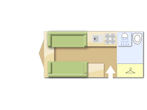Bessacarr Cameo 495 SL 2006 caravans layout