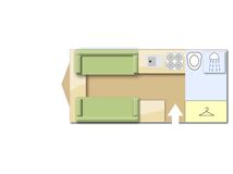 Bailey Monarch S6 2007 caravans layout