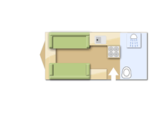 Coachman Pastiche 470 2008 caravans layout