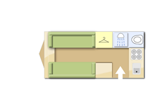 Swift Challenger 400 1997 caravans layout