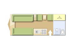 Coachman VIP 520 2011 caravans layout