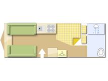 Elddis Super Sirocco 2010 caravans layout