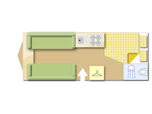 Swift Sprite Alpine 4 2022 caravans layout