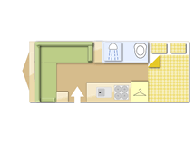 Elddis Aurora 2005 caravans layout