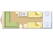 Swift Conqueror 655 LUX 2006 caravans layout