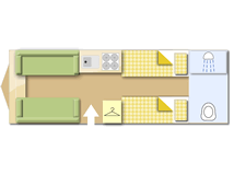 Bailey Pegasus Rimini S2 2012 caravans layout