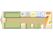 Avondale Dart 556 2004 caravans layout