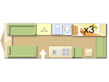 Bailey Ranger 540 S5 2008 caravans layout