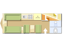 Compass Corona 576 2014 caravans layout