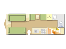 Xplore 586 SE 2018 caravans layout