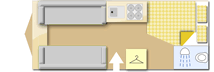Bailey Pageant Bordeaux 2001 caravans layout