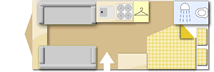 Swift Charisma 555 2007 caravans layout