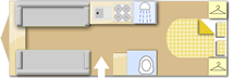 Swift Conqueror 645 LUX 2005 caravans layout