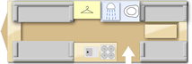 Swift Sprite Quattro DD Diamond Pack 2019 caravans layout