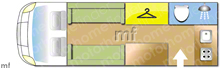  Rollerteam Autoroller 200 2009  motorhomes  Layout Image