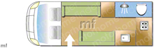 Other Fiat Conversion 2006 Motorhome layout\
